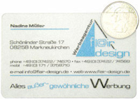 PVC Sample Card