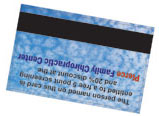 Magnetic Strip
Free data writing